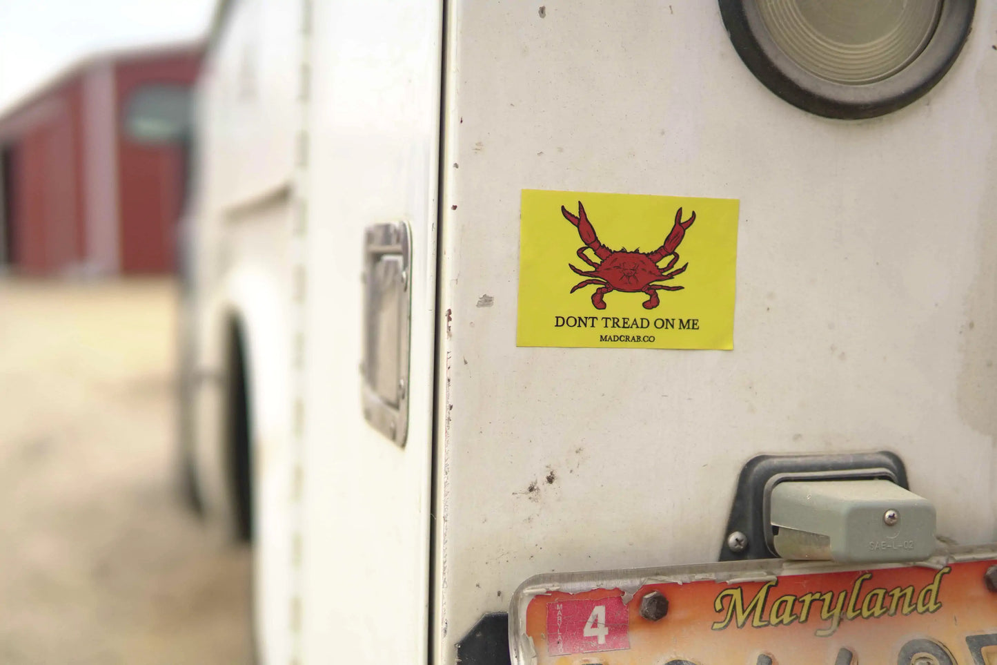 Dont Tread On Me Crab Sticker