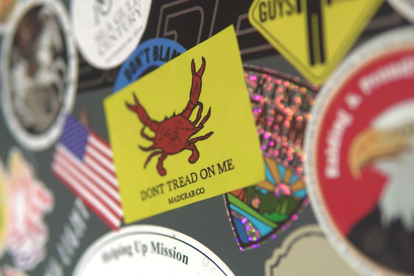 Dont Tread On Me Crab Sticker